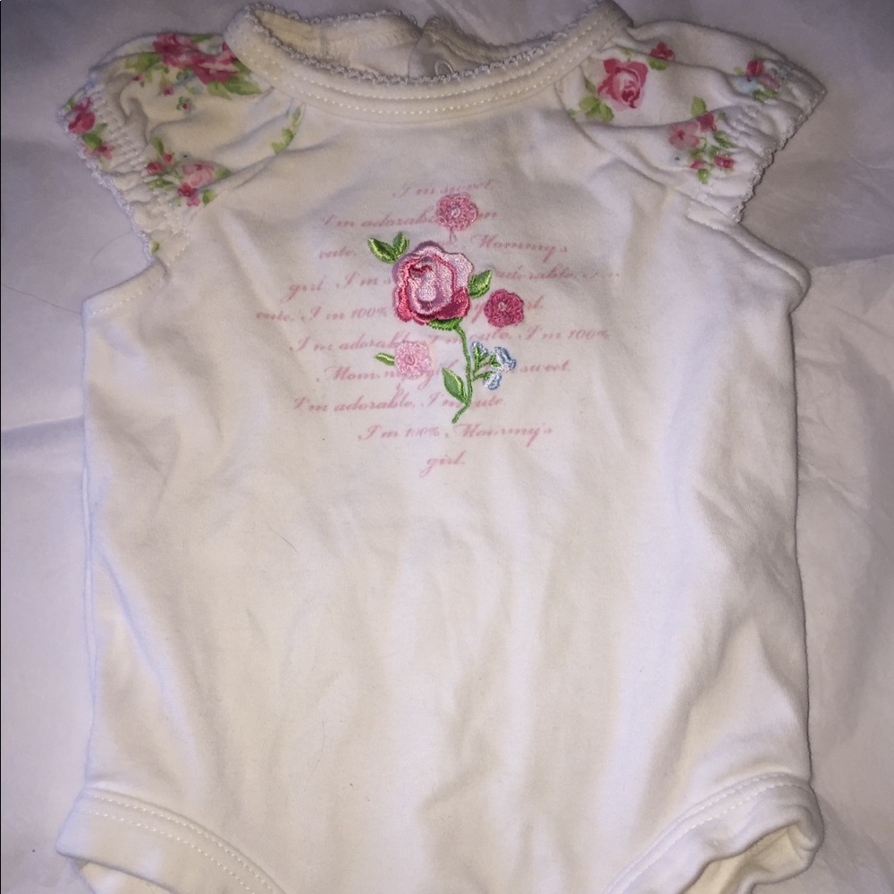 Carters newborn one piece snap closure outfit